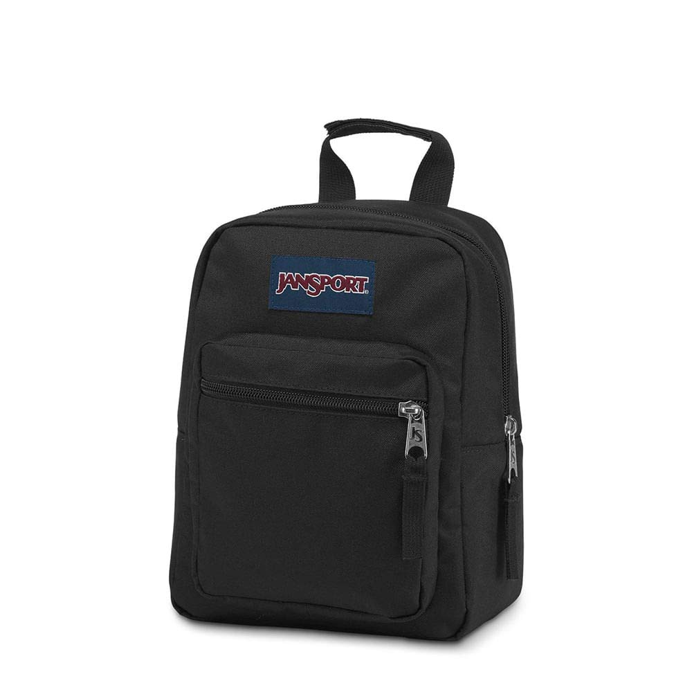 JanSport Big Break Insulated Lunch Bag - Small Soft-Sided Cooler Ideal for Class, Work, or Meal Prep, Black