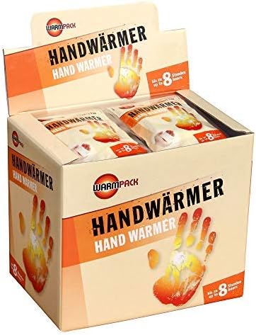 Warmpack hand warmer, 40 works, 8 hours of warmth, 40 Paar, Standard