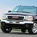 Auto Dynasty Pair of Smoked Lens Bumper Driving Fog Lights Lamps Compatible with GMC Sierra 1500 2500 3500 Pickup Truck 03 04 05 06