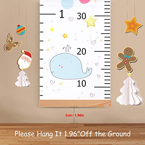 Wall Growth Chart, Canvas And Wood Growth Chart For Kids, Perfect Wall
