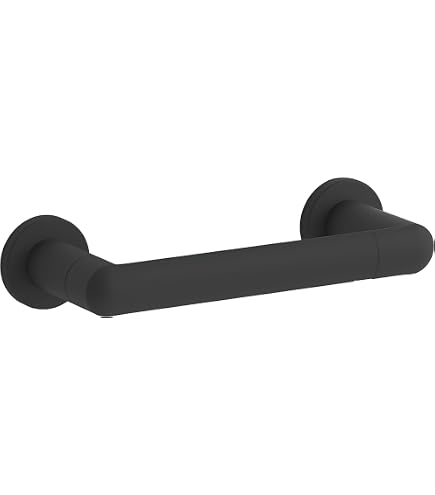 Kohler Toilettenpapierhalter Schwenkbar – Mattschwarz, Aus Der Composed-Kollektion, Mit Montageschablone