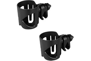 Accmor Universal Cup Holder, Stroller Cup Holder, 360° Rotatable Large Caliber Designed Bottle Holder for Stroller, Bike, Whe