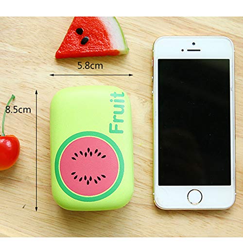 Contact Lens Box Cute Fruit Plastic Contact Lens Mate Box Portable Contact Lens Case Eye Care Kit (Lemon) 1PC. - Thumbnail 2