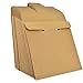 100 Pack Kraft Paper CD Sleeves, Ishua Retro DVD Envelopes 5'' x 5''(12.8 x 12.8 cm) Blank CD Paper Cardboard CD Paper Storage Holder Covers CD Packaging Bags Box Media Cases (Brown)