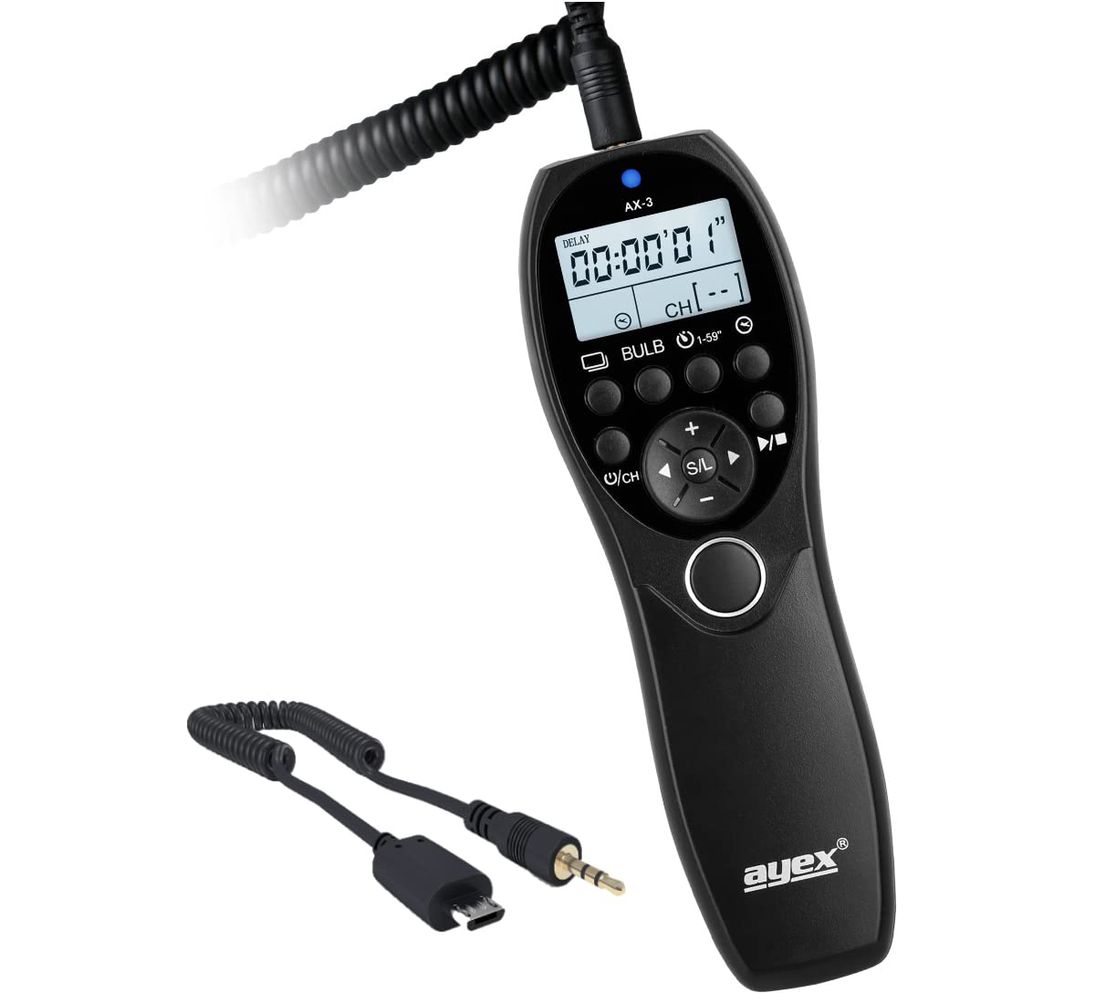 Ayex Timer Remote Shutter Release for Canon EOS 60D, 600D, 550D, 500D and 450D.