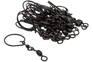 RIG EM RIGHT Rig'Em Right Waterfowl Heavy-Duty Decoy Rigging Swivels with Large 1 1/8" Opening and Sturdy Clasp for Variety of Decoy Styles (24-Per Pack)