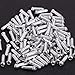 100 Pcs Alloy Road Mountain Bicycle Bike Brake Cable Cap End Tips Crimp Silver