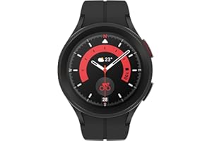 SAMSUNG Galaxy Watch 5 Pro 45mm Bluetooth Smartwatch w/Body, Health, Fitness and Sleep Tracker, Black (Renewed)