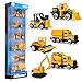 Construction Vehicles,Gimilife Kid Engineerin Toy Truck Cars 6 Pcs,Toddlers Friction Powered Push Mini Toy Cars,Assorted Play Vehicles Best Gift for Age 3 Years and Up Boys Girls