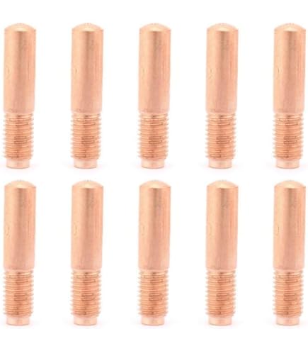 20 Contact Tips & 2 Nozzles For Miller Spoolmate 150 200