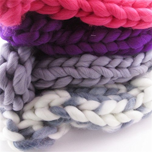 Cashmere Wool Knitting Yarn (250g / 8.82 Ounces) (Pink)