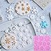 Baking Funny 3D Snowflake Fondant Mold Silicone Mold for Cake Cupcake Decoration 10 Small Sizes