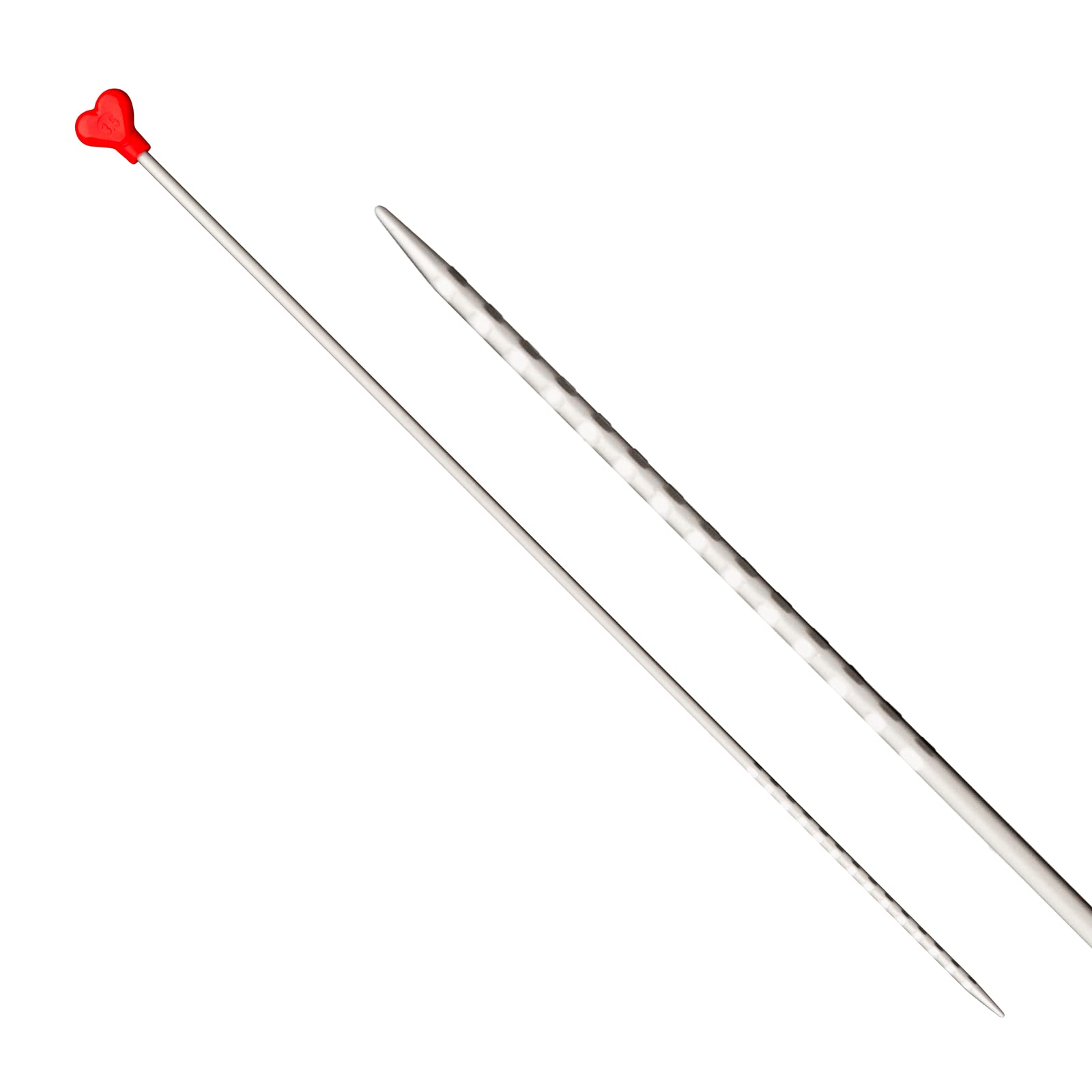 Addi AddiNovel Square Knitting Needle 35cm x 5mm, Metal, 5mm (UK 6 / US 8)