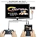 Augstar Retro Handheld Game Console, FC System Plus Extra Joystick Portable Mini Controller 3 Inch Support TV 2 Player 168 Classic Game Console,Present for Boy Kids Adult - (Transparent Black)