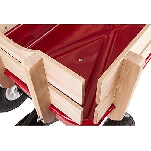Duncan Mountain Wagon PullAlong Wagon for Kids with Wooden Panels
