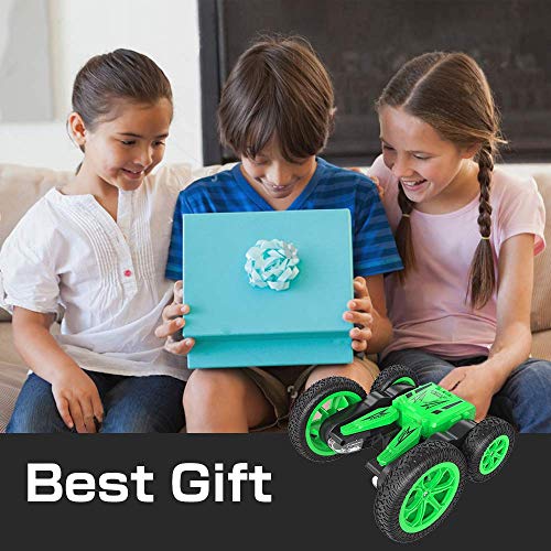 Remote Control car, Durable RC Stunt Cars Toys for Kids,Double Sided Rotating 360°Flips with Dual-Color Headlights for Boys and Girls Christmas Birthday Toy Gifts