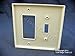 Leviton 2-Gang 1-Toggle 1-Decora/GFCI Combination Wallplate, Midway Size, PJ126-W, White