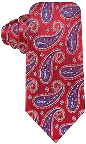 Tasso Elba Pine Paisley Tie, Red, OS