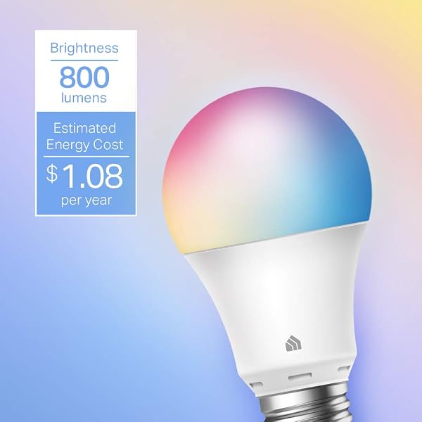 KASA SMART LIGHT BULBS, FULL COLOR CHANGING DIMMABLE SMART WIFI BULBS COMPATIBLE WITH ALEXA AND GOOGLE HOME, A19, 9W 800 LUMENS,2.4GHZ ONLY, NO HUB REQUIRED, 4 COUNT (PACK OF 1), MULTICOLOR (KL125P4)