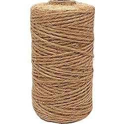 Jute String 328 Feet 1 mm 2 ply Durable Natural