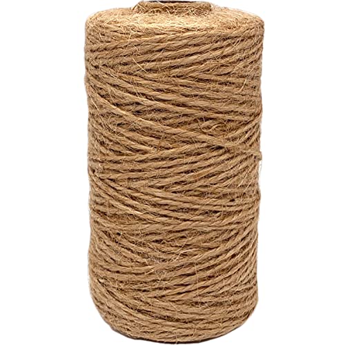 Jute String 328 Feet 1 mm 2 ply Durable Natural