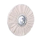 8" White Airway Buffing Wheel,5/8'' Arbor Hole,16