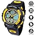 HIwatch Youth Watches Boys Girls Water-Resistant Sports Digital Wrist Watch for Teenager Students, Yellow