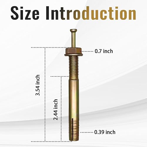 Napredak 3/8"x2-3/8" Strike Anchor, Hammer Drive Pin
