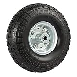 go2buy 10-Inch Solid Rubber Tyre Wheels for Garden