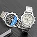 Start Unisex Man's Stainless Steel Wrist Watch Sport Bracelet (Black)