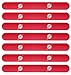 Justice League Superhero Slap Bracelet for Kids Boys & Girls Birthday Party Supplies Favors (7 Pack The Flash)