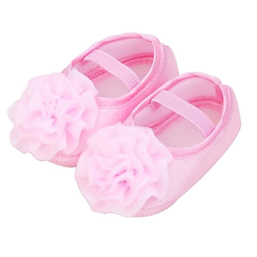 Jamicy Tm Baby Girl Solid Color Decal Toddler Shoes Princess Shoes