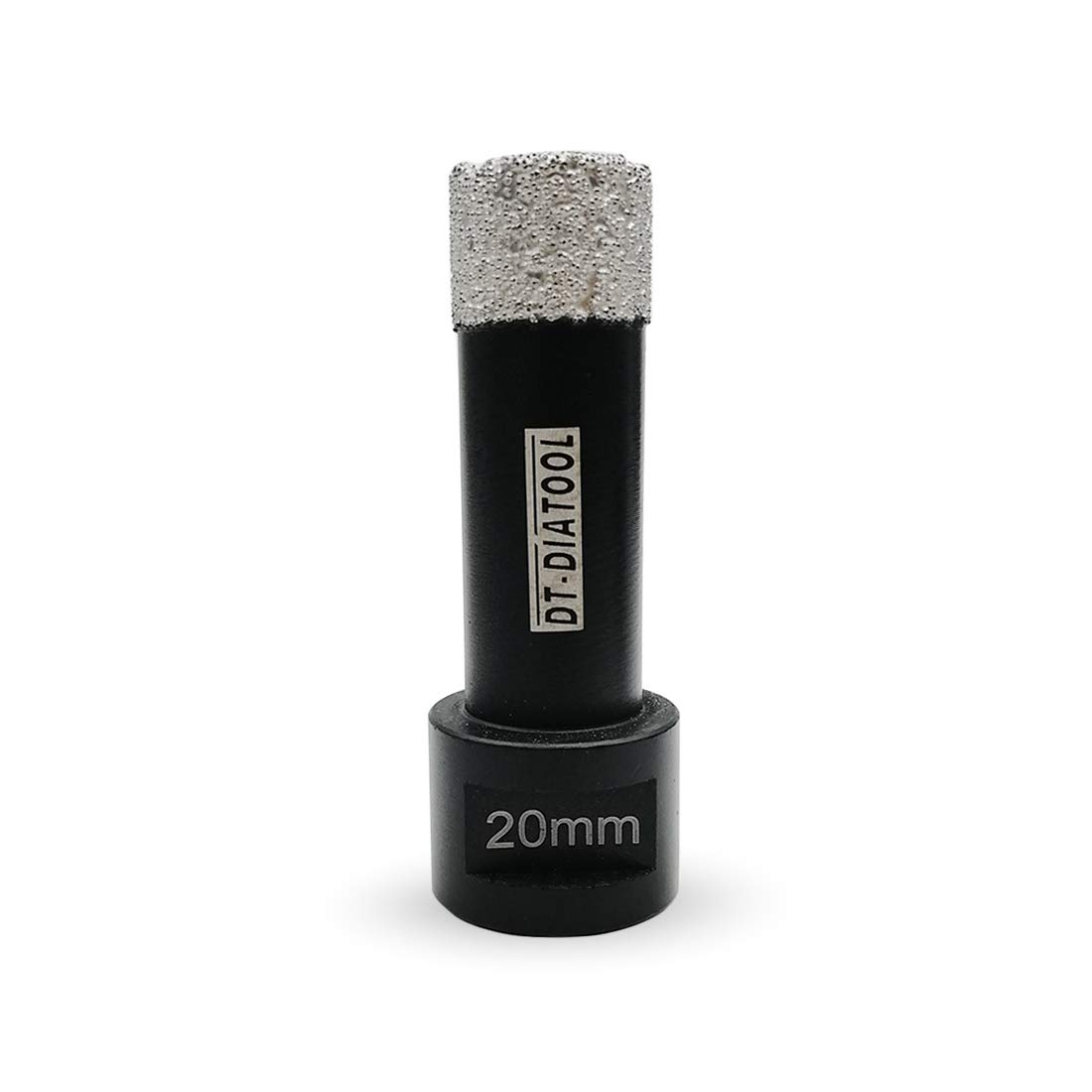 DT-DIATOOL Diamond Drill Bit 20mm Hole Saw for Dry Drilling Tile Porcelain Marble Ceramic Granite 75mm Length