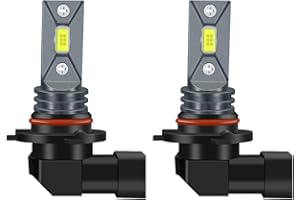 HOCOLO 2x F2 9006 HB4 9012 8000K Car LED Fog Lights Replace Halogen Bulbs,3570 CSP-Chips 80W 8000LM,Bright IP68 Waterproof Vehicle Lamp Accessories Exterior Automotive (Ice Blue, 9006/HB4)