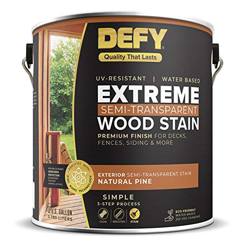 Defy Extreme Wood Stain Natural Pine 1-gallon