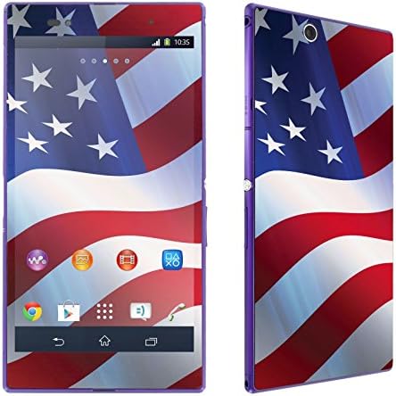 Sony Xperia Z Ultra LTE C6806 Phone Skin - [SkinGuardz] Full Body Scratch Proof Vinyl Decal Sticker with [WallPaper] - [USA Flag] for Sony Xperia Z Ultra LTE C6806