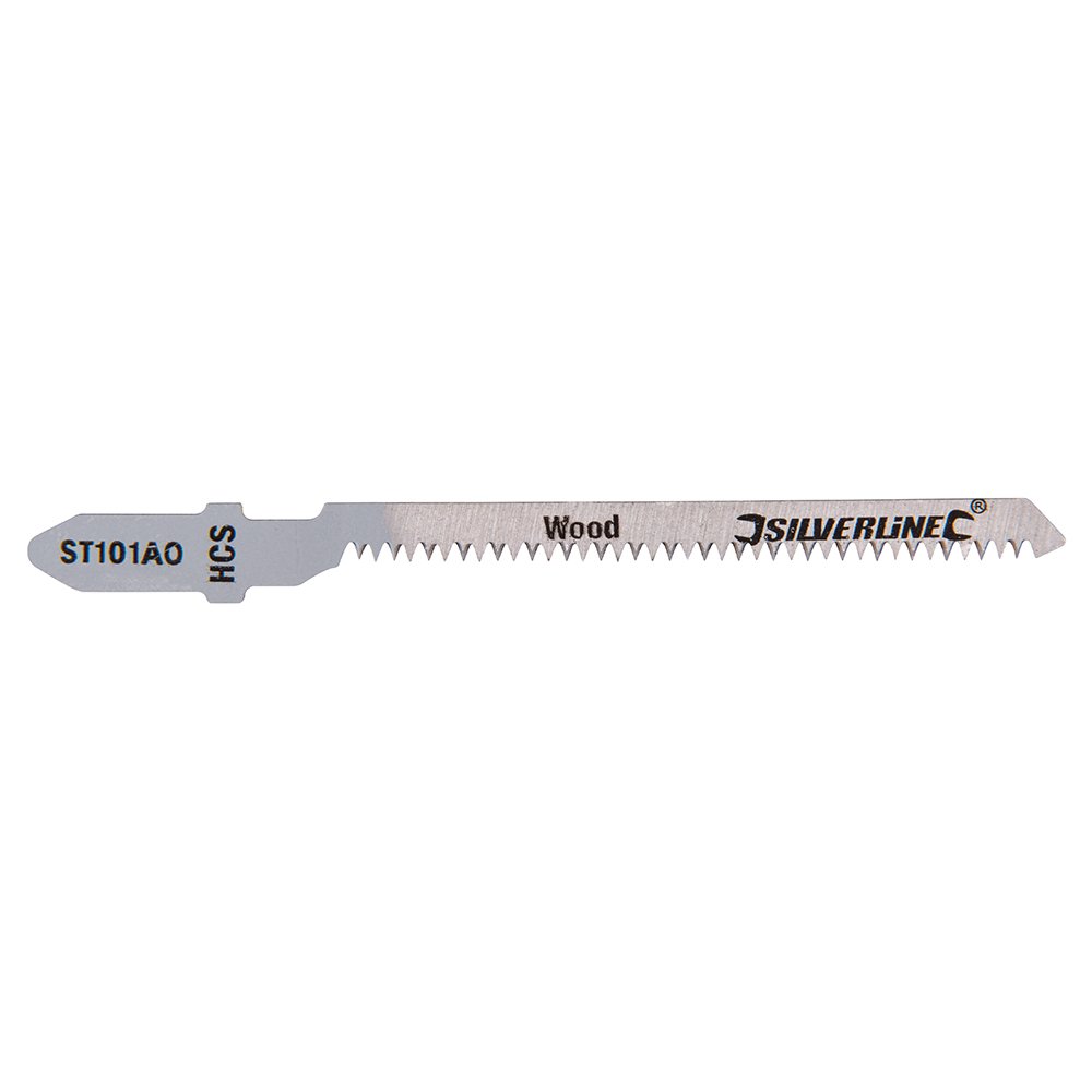 Silverline 228049 Jigsaw Blades for Wood 5pk ST101A0