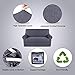 H.VERSAILTEX High Stretch 2-Piece Loveseat Furniture Cover Love Seat Covers for 2 Cushion Couch, Suit for T Cushion/Box Cushion Rich Jacquard Spandex Fabric Non Slip Stay in Place (Loveseat, Grey)