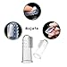 Bojafa Dog Cat Finger Toothbrush Set of 6 - Dental Hygiene Tooth Cleaning Brush for Small to Large Dogs,Cats,&Most Pets