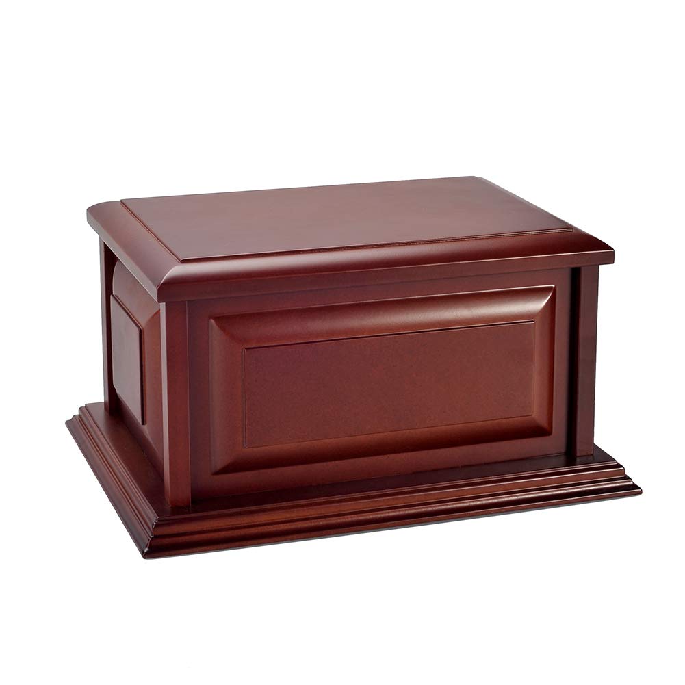 Photo 1 of Wood Urn, Professional Wooden Urns for Human Ashes Adult,Cremation Urns (MDF)
