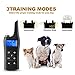 Dog Training Collar with Remote , w/3 Training Modes, Beep, Vibration ,Shock ,2700ft Range Rechargeable & Waterproof Shock Collar ,0~99 Shock Levels Fast Training for Small Medium Large Dog with lightthumb 1