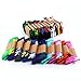 JUDIER New Marijuana Weed Leaf Cotton High Socks Men/Women (red+white)