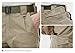 CQR Men's Quick Dry Stretch Hiking Cargo Shorts, Lightweight Water Resistant Tactical Casual, Golf & Outdoor with Pockets, Ripstop Khaki, 36