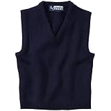 French Toast Little Boys' V-Neck Sweater Vest (Navy - 7)