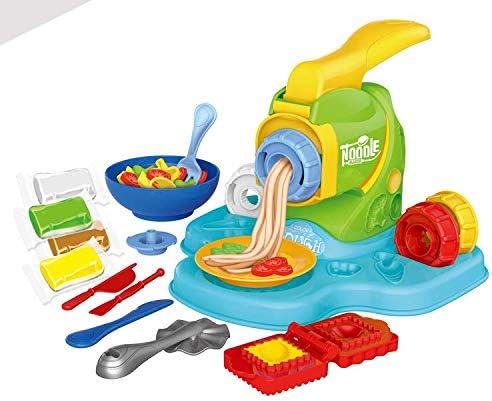 MeeYum Kids Clay Play Dough Set, Cutter Noodle Tools Shapes Molding for Boys and Girls