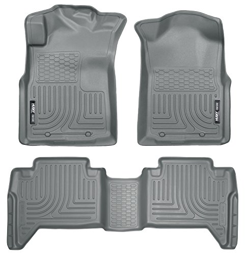 Husky Liners Front & 2nd Seat Floor Liners Fits 05-15 Tacoma Double Cab