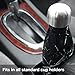 Stainless Steel Water Bottle + Bonus Cleaning Brush! Best for Cold or Hot Drinks. Metal insulated double walled flask, BPA Free Hydro Bottles (Black Marble, 17 Oz)