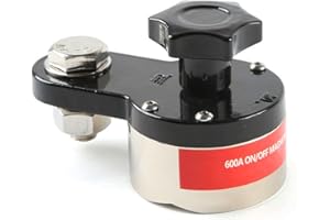 WAGX 600A Magnetic Welding Ground Clamp, Switchable Magnet Welding Holder, Grounding Magnetic Connector Earth Switch for Welding Fixed