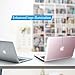IBENZER Compatible with Old Version MacBook Air 13 Inch Case (2017-2010 Release), Models: A1466/A1369, Plastic Hard Shell Case with Keyboard & Screen Cover for Mac Air 13, Rose Gold, A13MPK+2