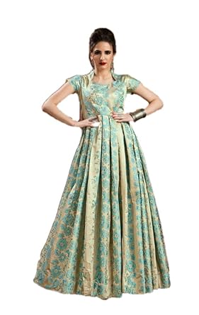 Indian Gown Womens Floral Print Maxi Dresses Boho Button Up